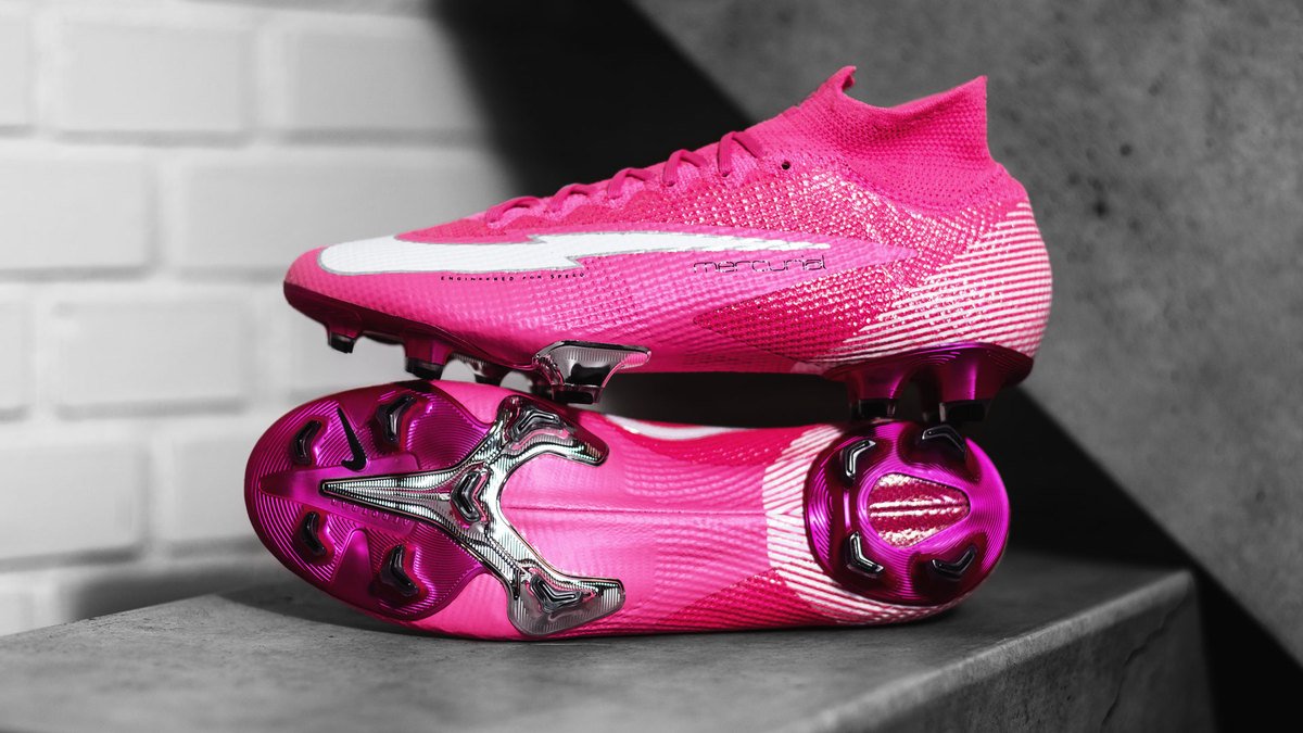 mbappe boots pink