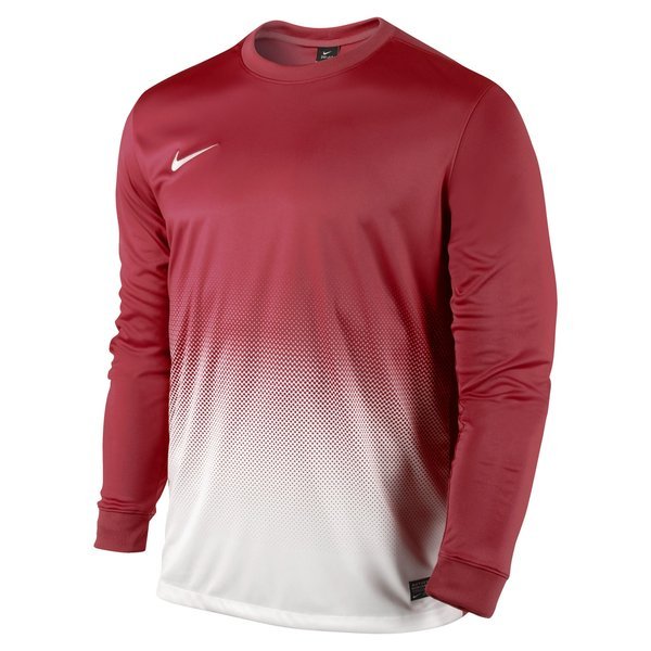 Nike Football Shirt Precision II L/S Red/White Kids | www.unisportstore.com