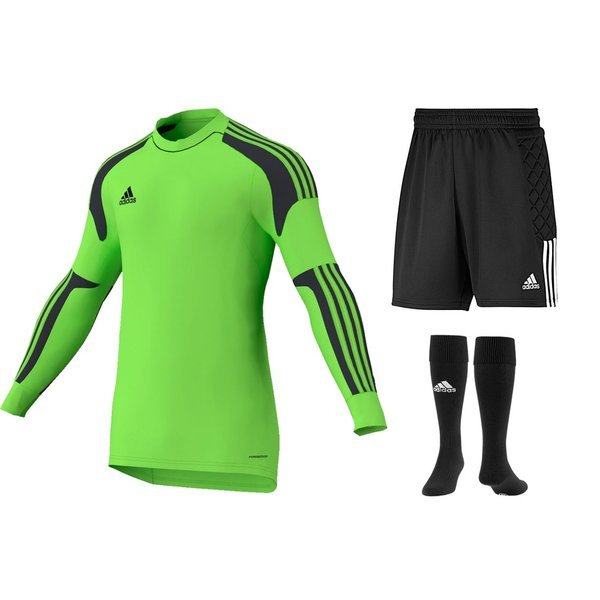 adidas Goalkeeper Kit Green/Black/Black 