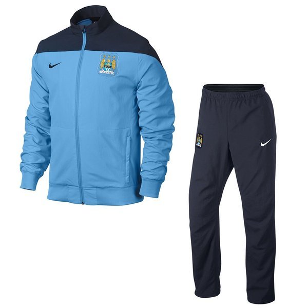Manchester City Tracksuit Squad Sideline Woven Field Blue/Obsidian Kids ...