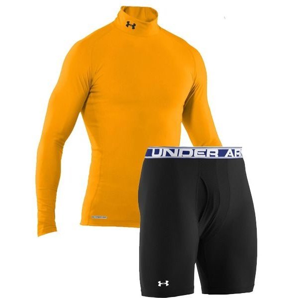 yellow under armour coldgear