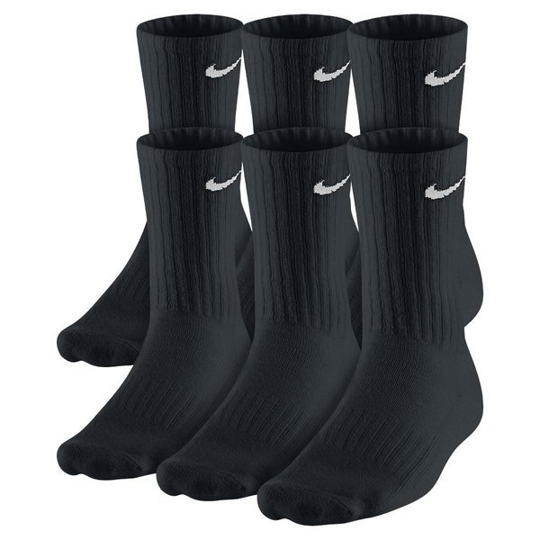 pack of black nike socks