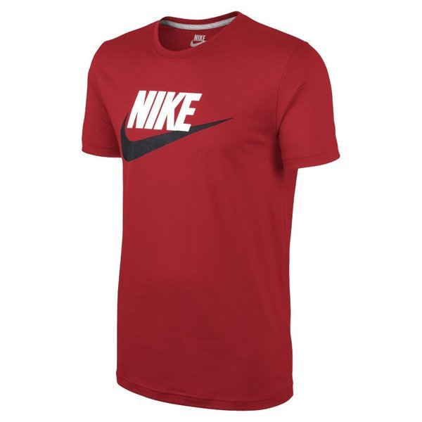Nike T-Shirt Sportswear Icon Red/White | www.unisportstore.com