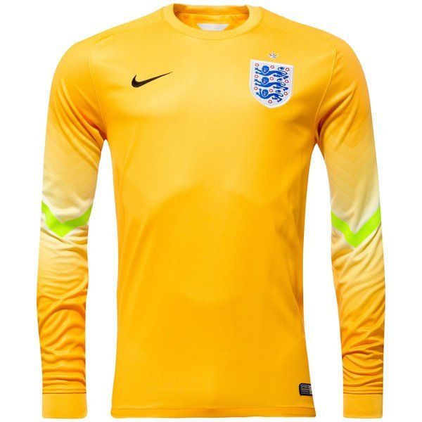 England Goalkeeper Shirt 2014 Gold Kids (WC Football Shirt) | www ...