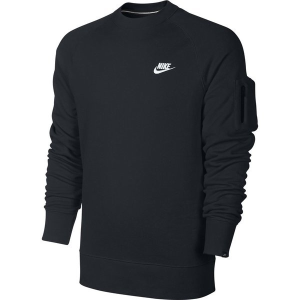 Nike Sweatshirt AW77 Crew Black | www.unisportstore.com
