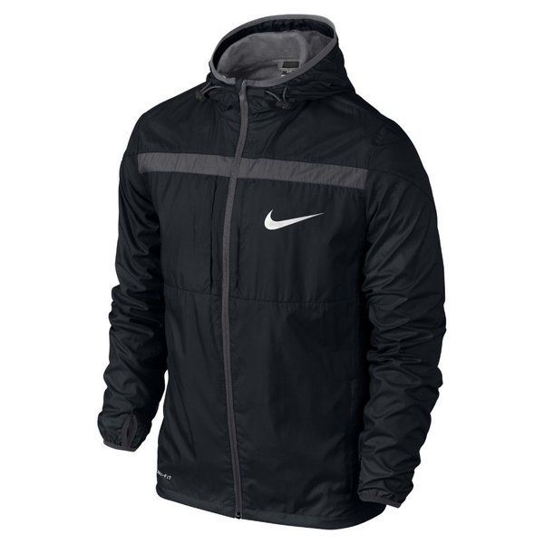 Nike Training Jacket GPX Lightweight Woven Black/Grey | www ...