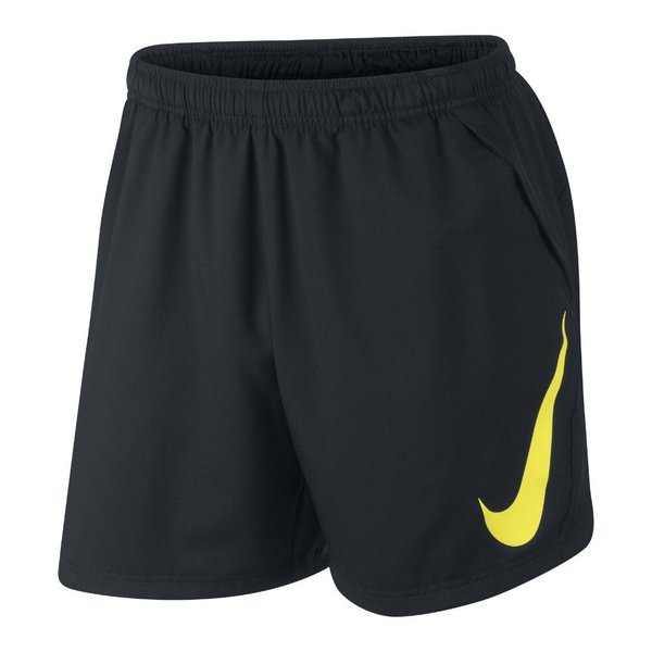 Nike Shorts Woven Sort/Gul | www.unisportstore.no