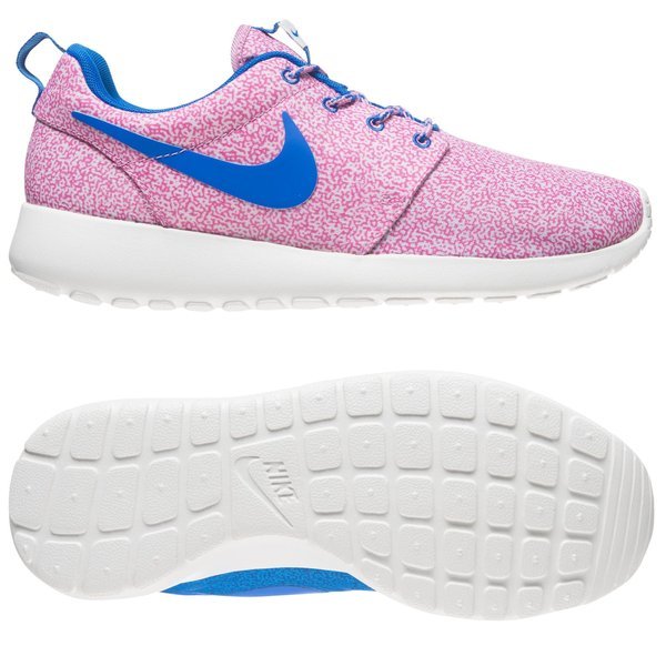 Nike Roshe Run Print Pink/Blue Women | www.unisportstore.com