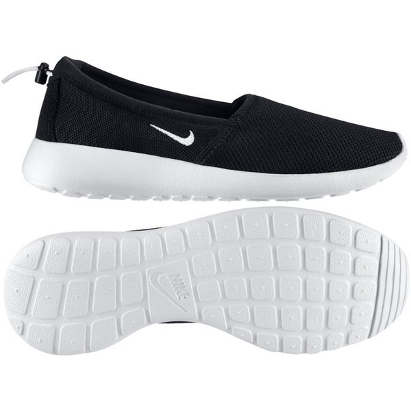 Nike Roshe Run Slip Black/White Women 