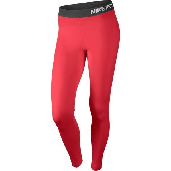 Nike Pro Tights Action Red/Light Ash Grey Women