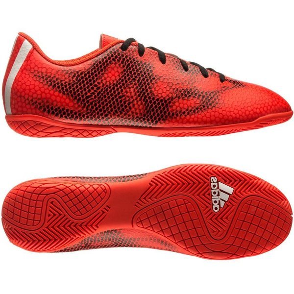 adidas F5 Adizero IN Solar Red/White 