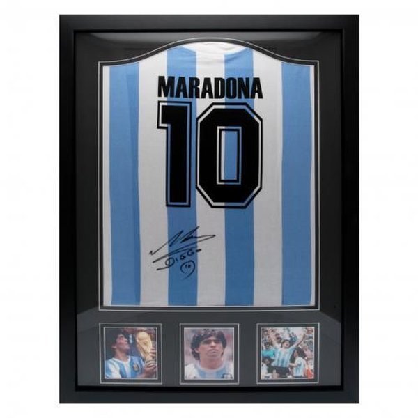 Unforgettable Occlusion Cornwall Argentina Maradona Signed Shirt (Framed) | www.unisportstore.com