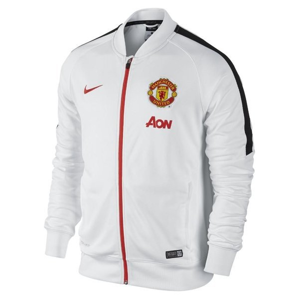 white manchester united jacket