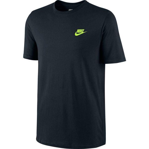 Nike T-Shirt Futura Black/Volt | www.unisportstore.com