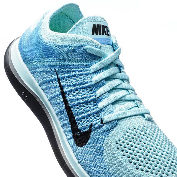 Nike Free Running Shoe Flyknit 4.0 Glacier Ice/Polarised Blue ...