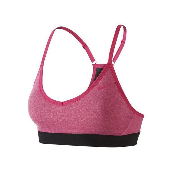 Nike Sports Bra Pro Indy Fireberry Heather/Black/Hot Pink Women | www ...