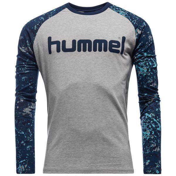 Hummel Grey L/S Melange T-Shirt Neal