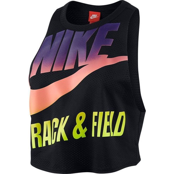 nike track and field crop top