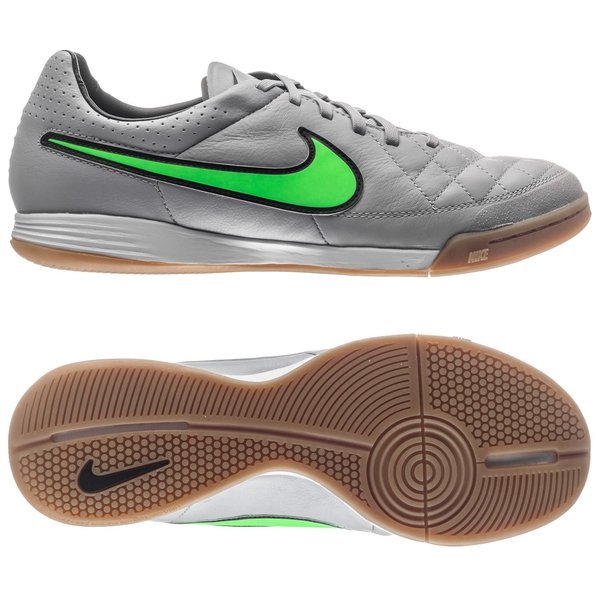 Nike Tiempo Legacy IC Wolf Grey/Green Strike/Black | www.unisportstore.com