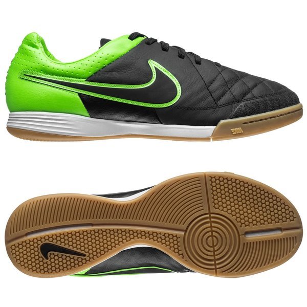 Nike Tiempo Legacy IC Black/Green Strike | www.unisportstore.com