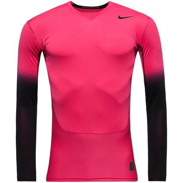 Nike Pro Combat Hypercool 3.0 Compression Graphic L/S Pink Force/Vivid Pink