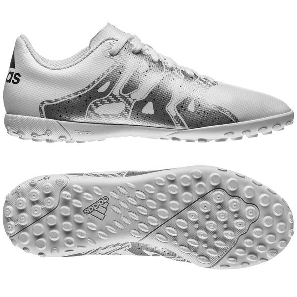 adidas X 15.4 TF White/Core Black/Silver Metallic Kids |  www.unisportstore.com
