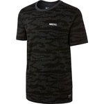 Nike F.C. T-Shirt AOP Camo Schwarz/Grau