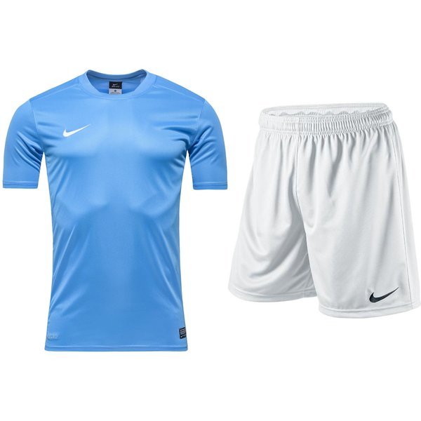 blue nike football kit