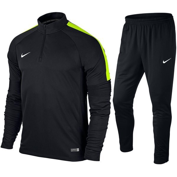 Nike Midlayer Squad Ignite Tracksuit Black/Neon | www.unisportstore.com