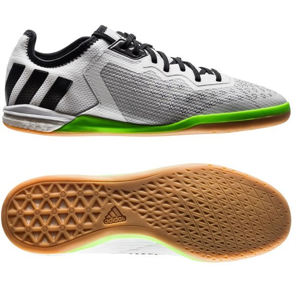 adidas Ace 16.1 Boost IN White/Solar Green/Shock Pink | www.unisportstore.com