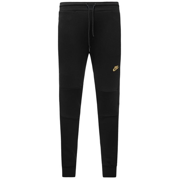 Nike Training Trousers Tech Fleece Black/Metallic Gold |  www.unisportstore.com