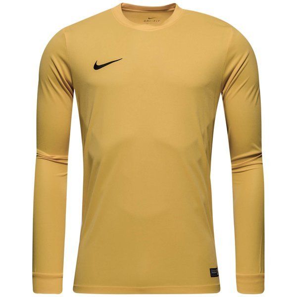 Nike Football Shirt Park VI L/S Jersey Gold/Black | www.unisportstore.com