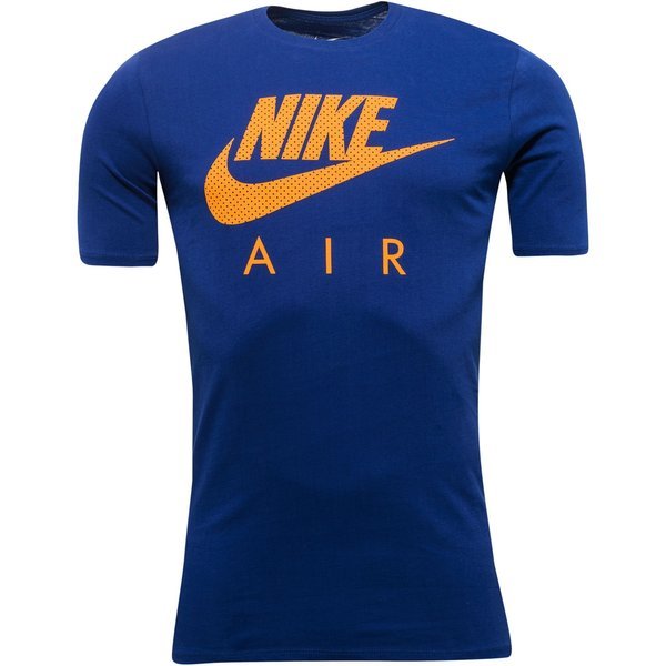 Nike T-Shirt Air Heritage Blau/Orange 