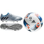 adidas Messi 16.1 FG/AG Mercury Barn + GRATIS Fotball Beau Jeu Top Glider