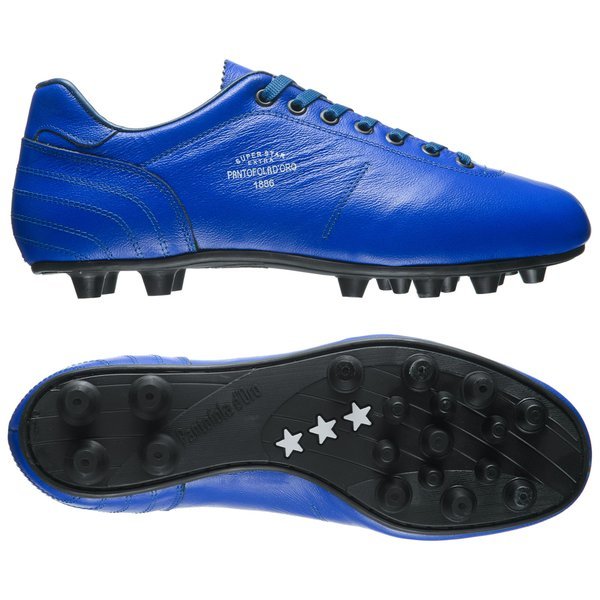 Pantofola d'Oro Lazzarini Metal Calf FG - Blue | www.unisportstore.com