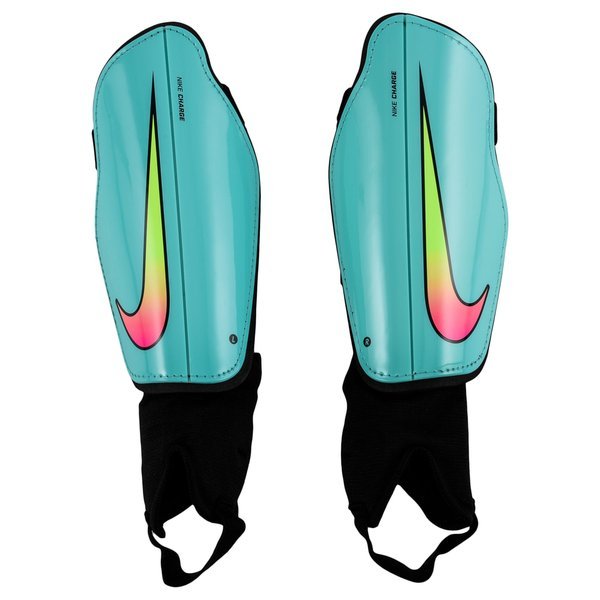 Peticionario Teórico rodillo Nike Shin Pads Charge 2.0 Hyper Turquoise/Black | www.unisportstore.com