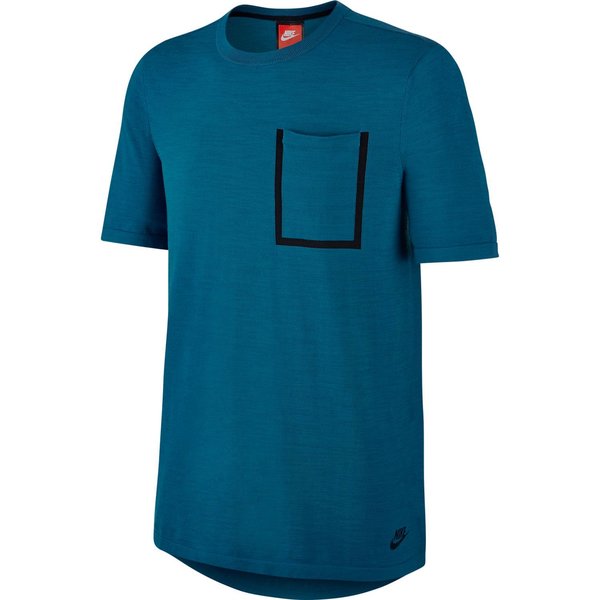 Nike T-Shirt Tech Knit Pocket Green Abyss/Black | www.unisportstore.com