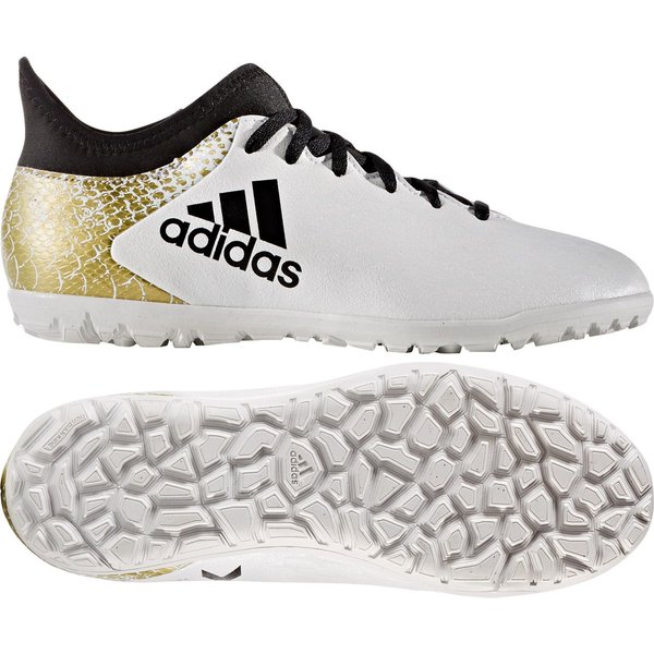 adidas x 16.3 white and gold