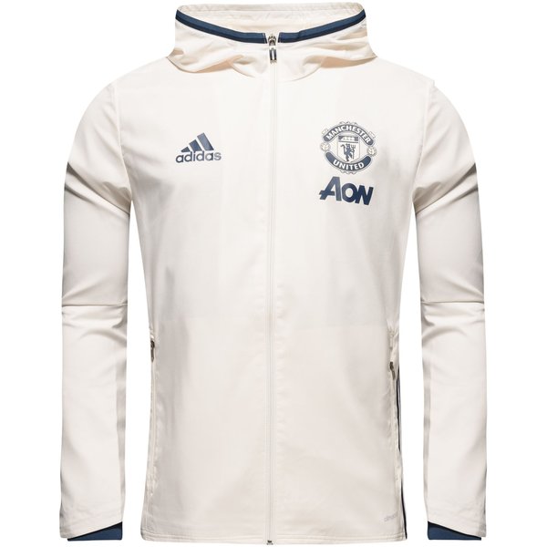 white manchester united jacket