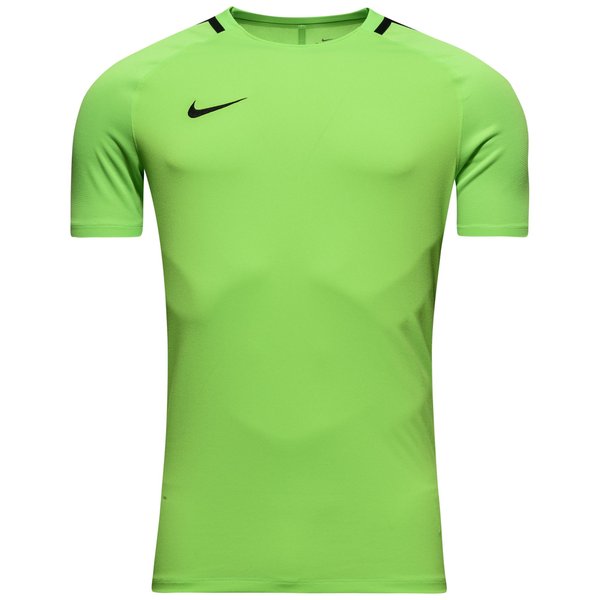 electric green nike shirt