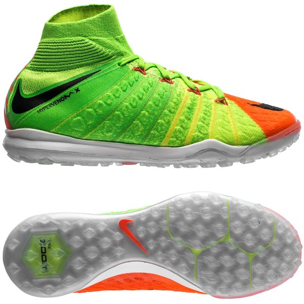 Nike HypervenomX Proximo 2 DF TF Radiation - Electric Green/Black/Hyper Orange | www.unisportstore.com