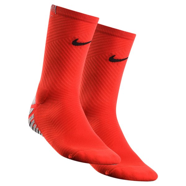 Nike Football Socks NikeGRIP Strike Lightweight Crew - University Red/Black