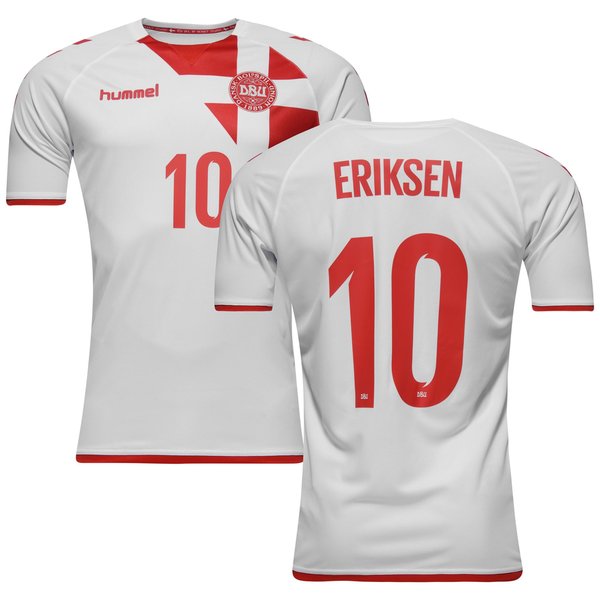 Denmark Away Shirt 2016/17 ERIKSEN 10 