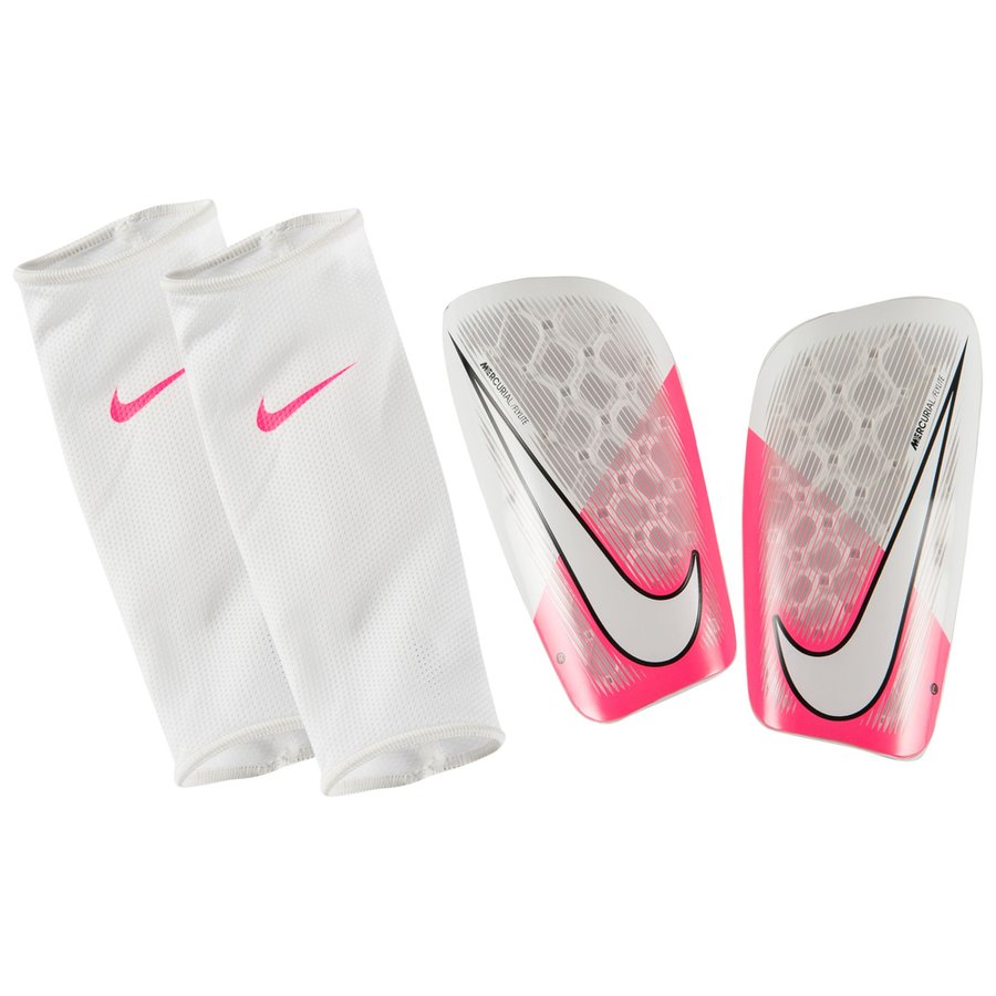 Nike Mercurial Flylite Guard Motion Blur - Pink/Hvid | www.unisport.dk