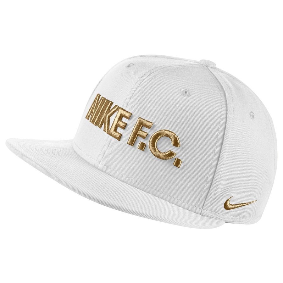 wenkbrauw Sinewi Meyella Nike F.C. Cap Snapback True - White/Black/Metallic Gold |  www.unisportstore.com