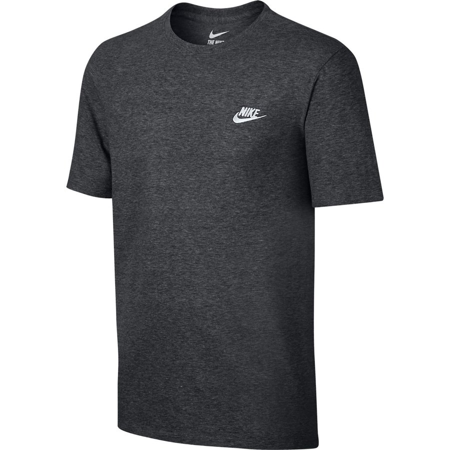 Nike T-Shirt Futura - Charcoal Heather/White | www.unisportstore.com