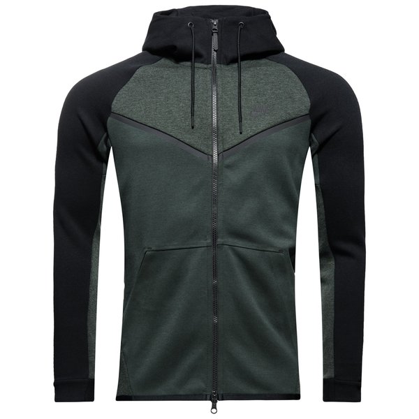 Nike Hoodie FZ NSW Tech Fleece Windrunner - Outdoor Green/Black | www ...