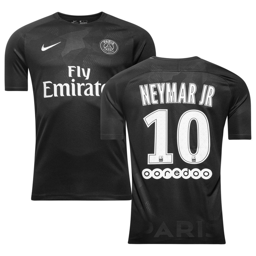 Neymar 10 Jr Trikot Paris Saint-Germain 2017-2018 Third UCL 128-XXL 3rd PSG 