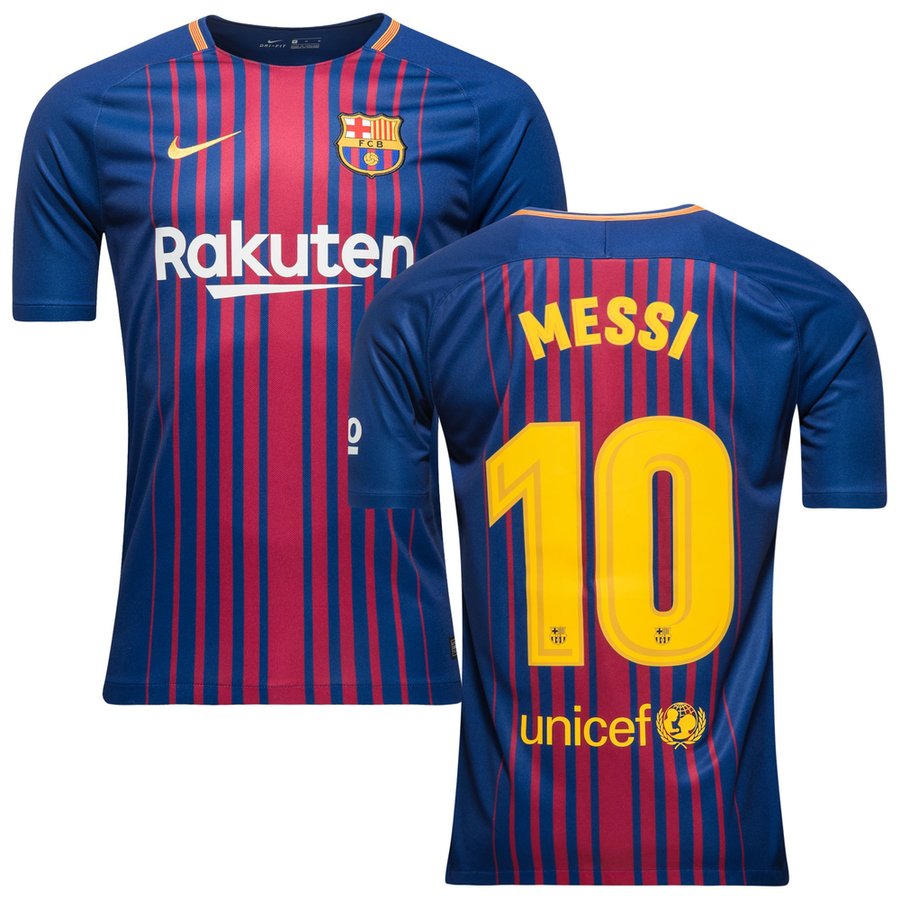 Barcelona Home Shirt 2017/18 Messi 10 