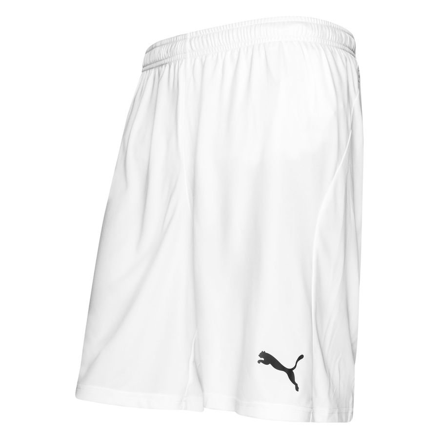 white puma shorts